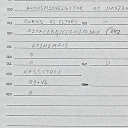 Eastern questionnaire, answ...