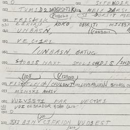 Eastern questionnaire, answ...