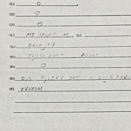 Eastern questionnaire, answ...