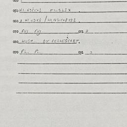 Eastern questionnaire, answ...