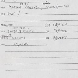 Eastern questionnaire, answ...