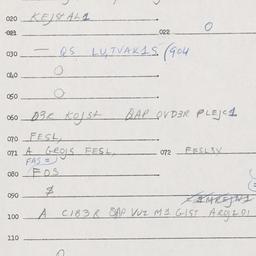 Eastern questionnaire, answ...