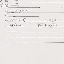 Eastern questionnaire, answ...