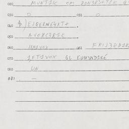 Eastern questionnaire, answ...