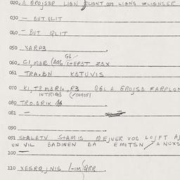 Eastern questionnaire, answ...