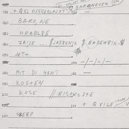 Eastern questionnaire, answ...