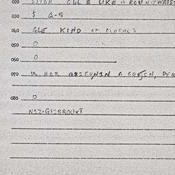 Eastern questionnaire, answ...