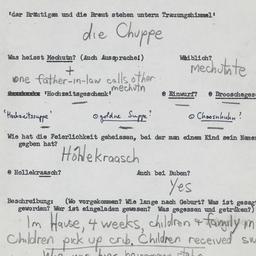Western questionnaire, answ...
