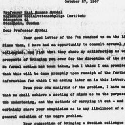 Letter from Frederick P. Ke...