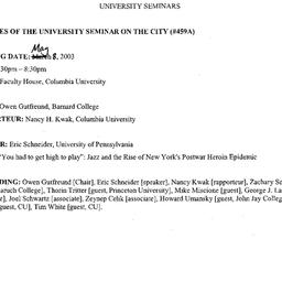Minutes, 2003-05-08. The Ci...
