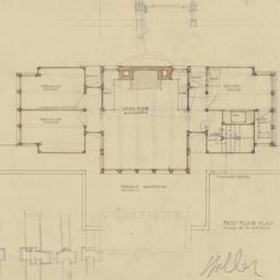 Presentation drawing: First...