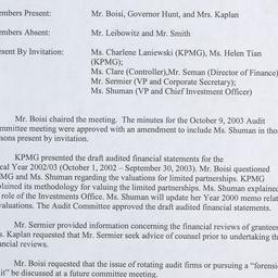 Audit Committee Meetings