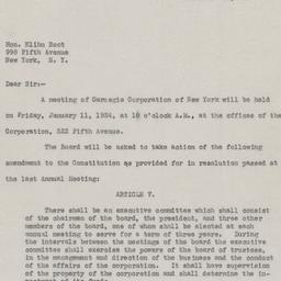 Board Meeting, 1/11/1924