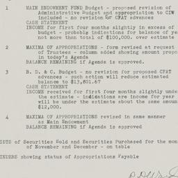 Board Meeting, 2/1/1940