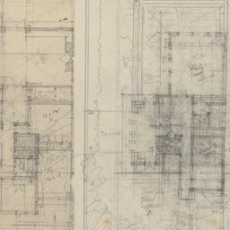 Suburban house: Floor plans...