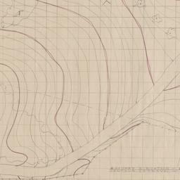 Topographic site plan