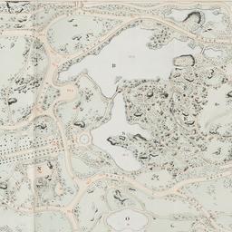 Map of the Central Park sho...