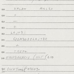 Eastern questionnaire, answ...