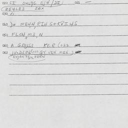 Eastern questionnaire, answ...
