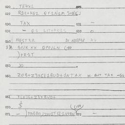 Eastern questionnaire, answ...
