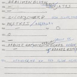 Eastern questionnaire, answ...