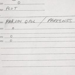 Eastern questionnaire, answ...