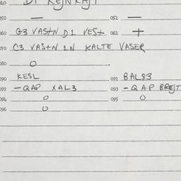 Eastern questionnaire, answ...