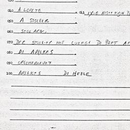 Eastern questionnaire, answ...