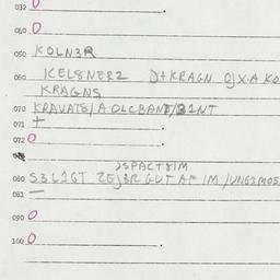 Eastern questionnaire, answ...
