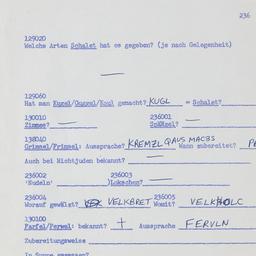 Western questionnaire, answ...