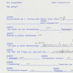 Western questionnaire, answ...