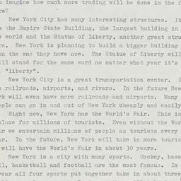 New York's Future as I ...