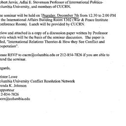 Announcements, 2000-12-07. ...