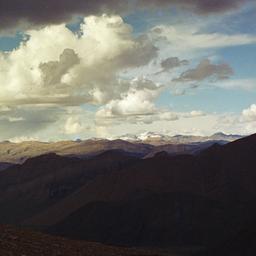 Arid mountain landscape in ...