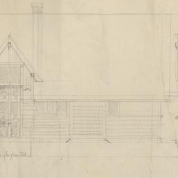 Stable south, east elevations