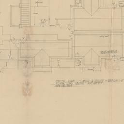 Second floor ceiling plan
