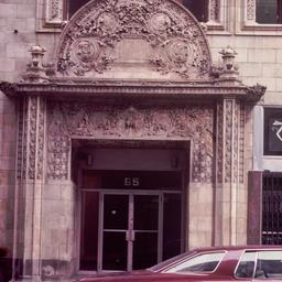 Exterior view, entrance.
