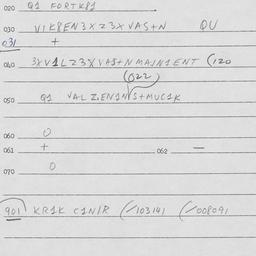 Eastern questionnaire, answ...