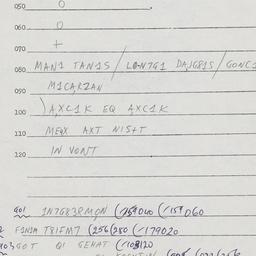 Eastern questionnaire, answ...