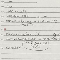 Eastern questionnaire, answ...