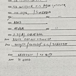 Eastern questionnaire, answ...