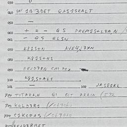 Eastern questionnaire, answ...