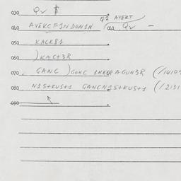 Eastern questionnaire, answ...