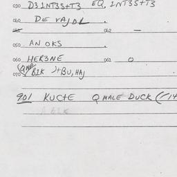 Eastern questionnaire, answ...