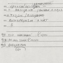 Eastern questionnaire, answ...