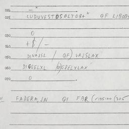 Eastern questionnaire, answ...
