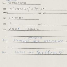 Eastern questionnaire, answ...