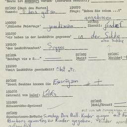 Western questionnaire, answ...