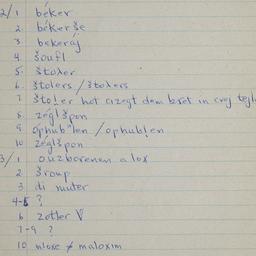 Eastern questionnaire, blue...