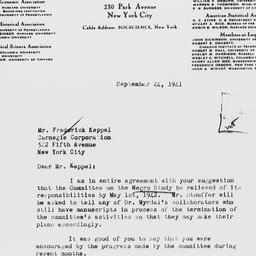 Letter from Donald Young to...